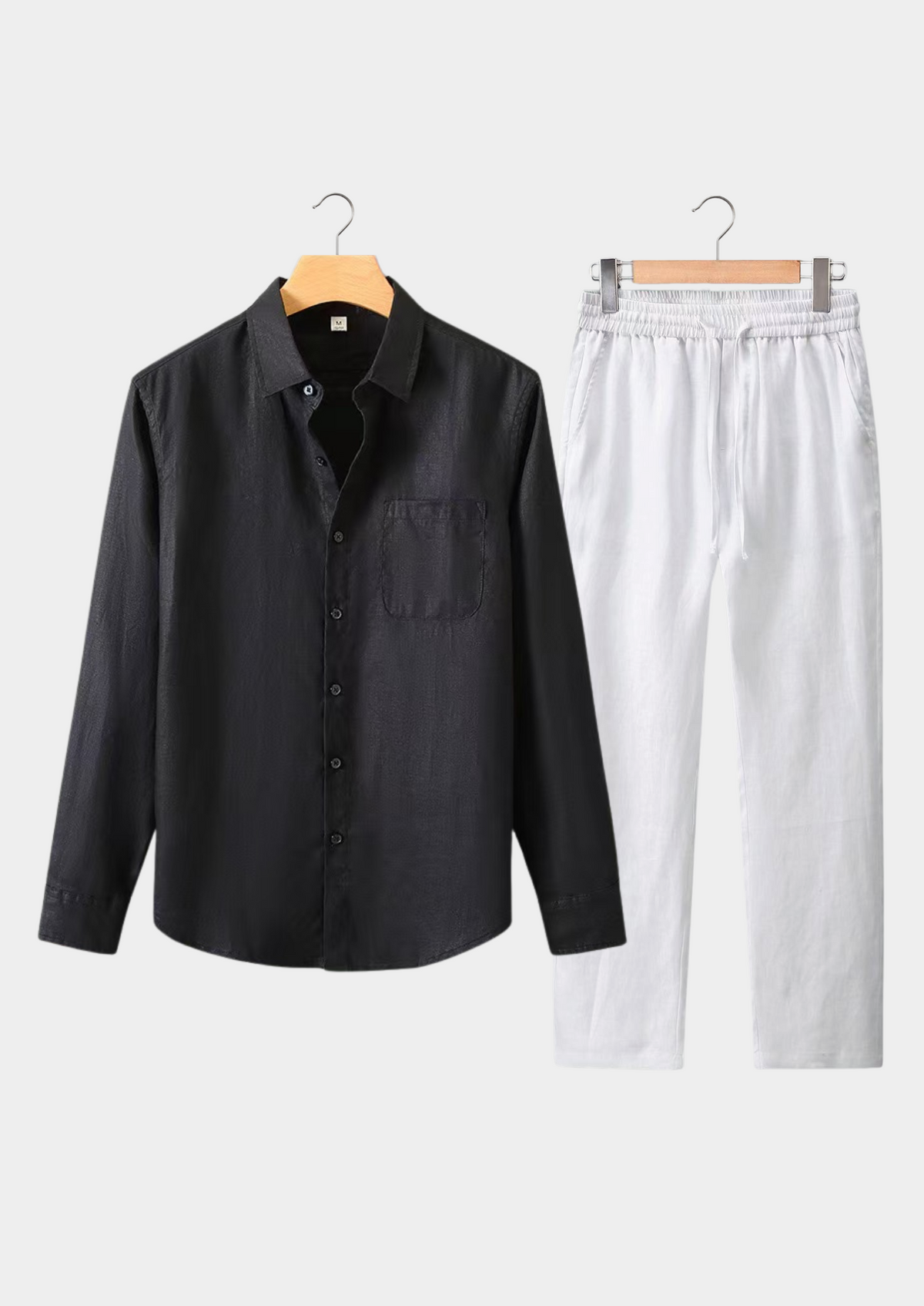 Dolcevita Longsleeve Summer Set - Black/white | Auremmont