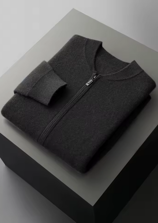 Pure Extra-Fine Merino Wool Black Falconi Set | Auremmont