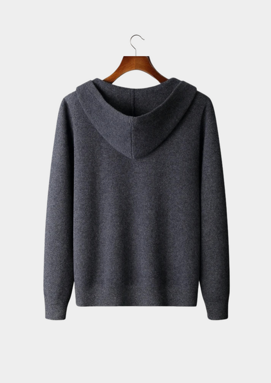 Premium Cashmere Zipper Hoodie | Auremmont