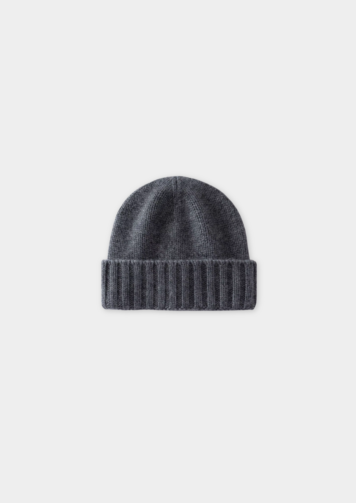 Dark Gray Cashmere Wintertime Beanie | Auremmont