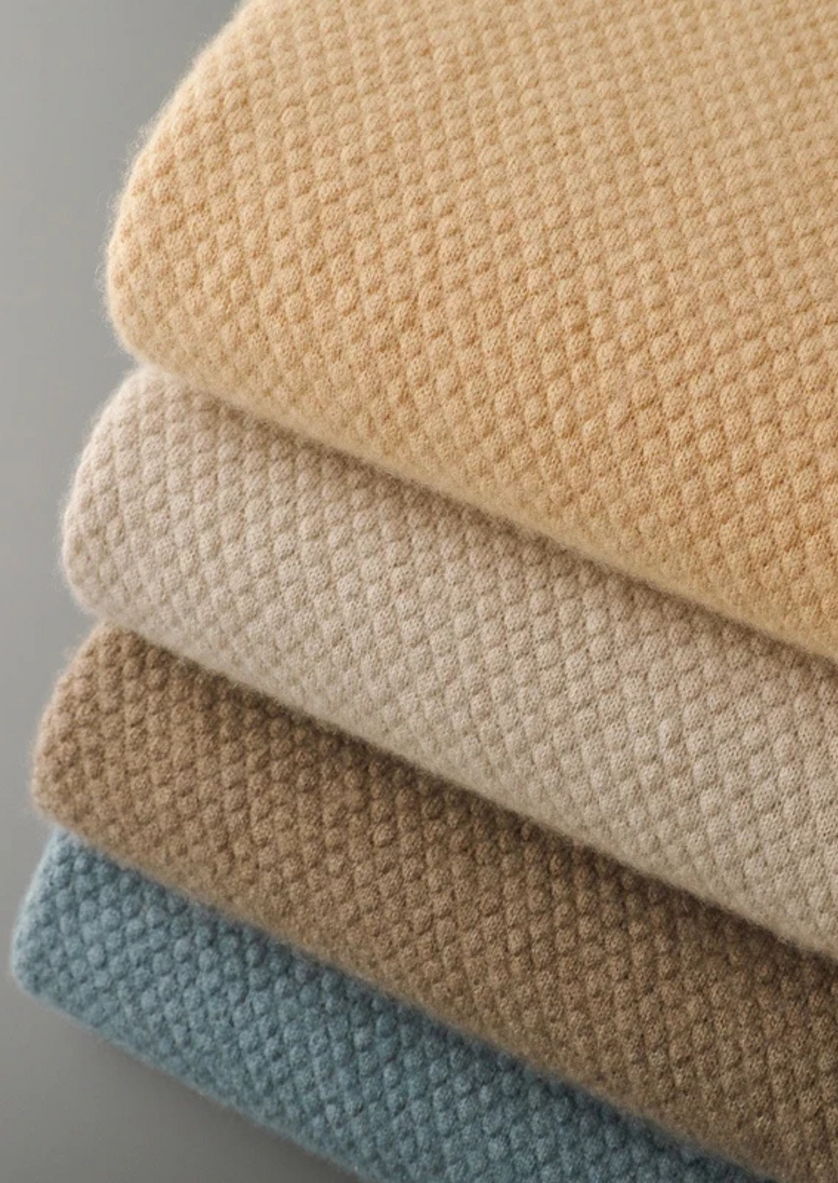 Premium Cashmere Mustard Two-Tone Polo | Auremmont