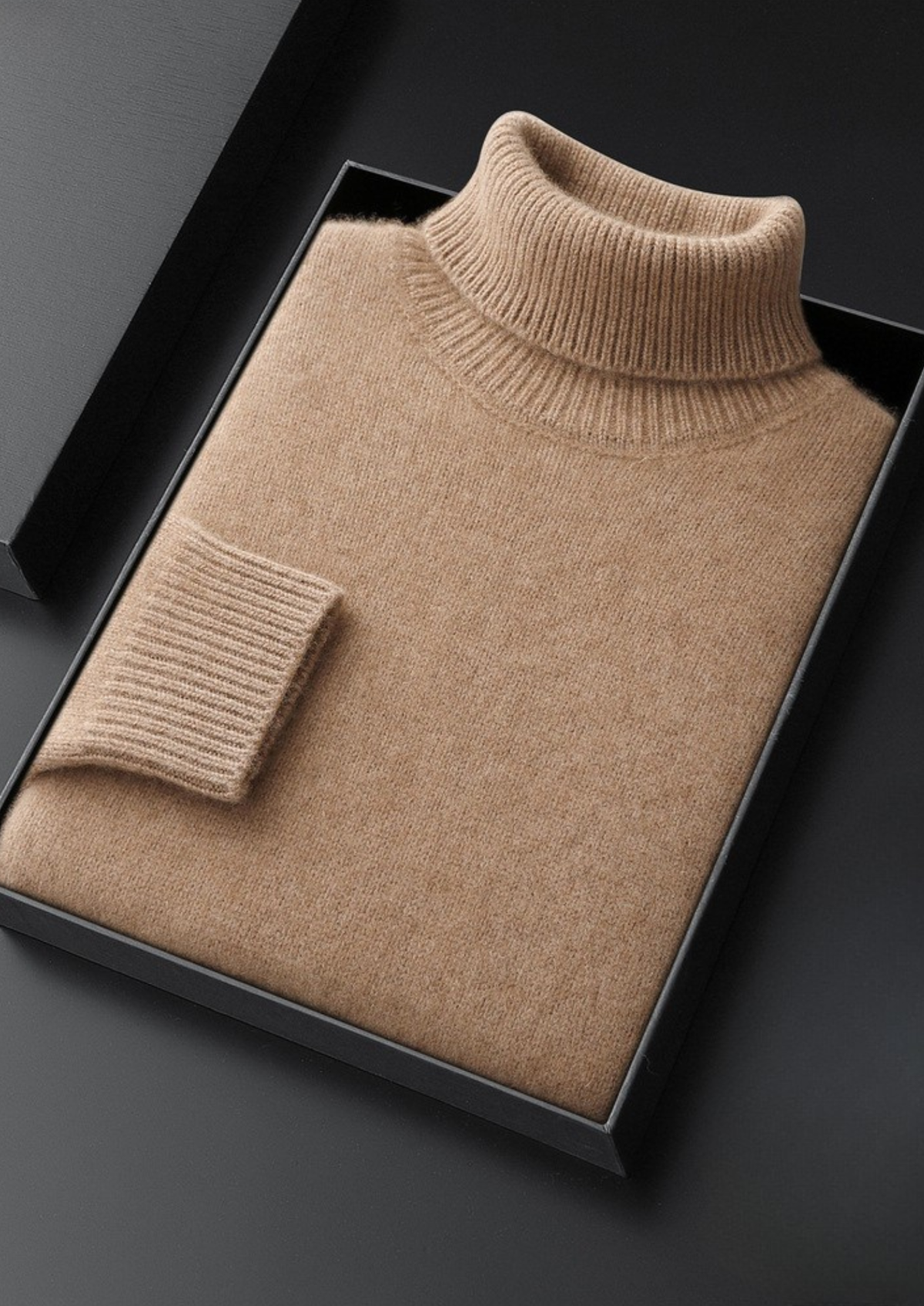Pure Cashmere Beige Essential Rollneck | Auremmont