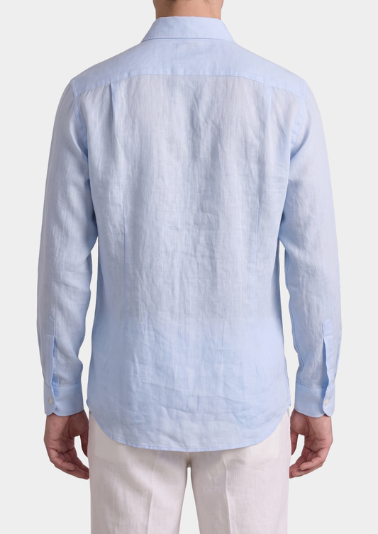 Amalfi Coastal Shirt - Light Blue | Auremmont