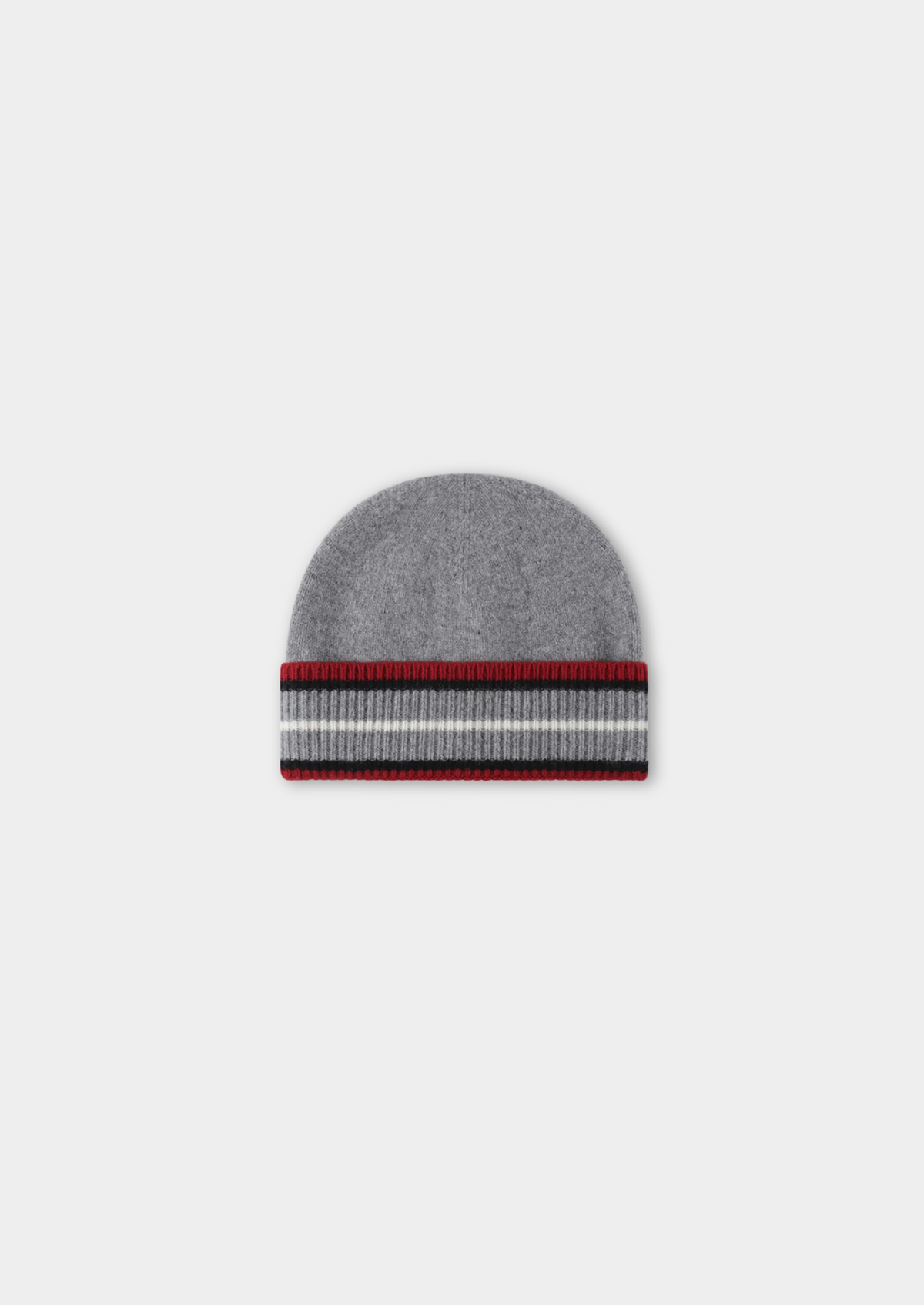 Light Gray Merino Wool Wintertime Beanie | Auremmont