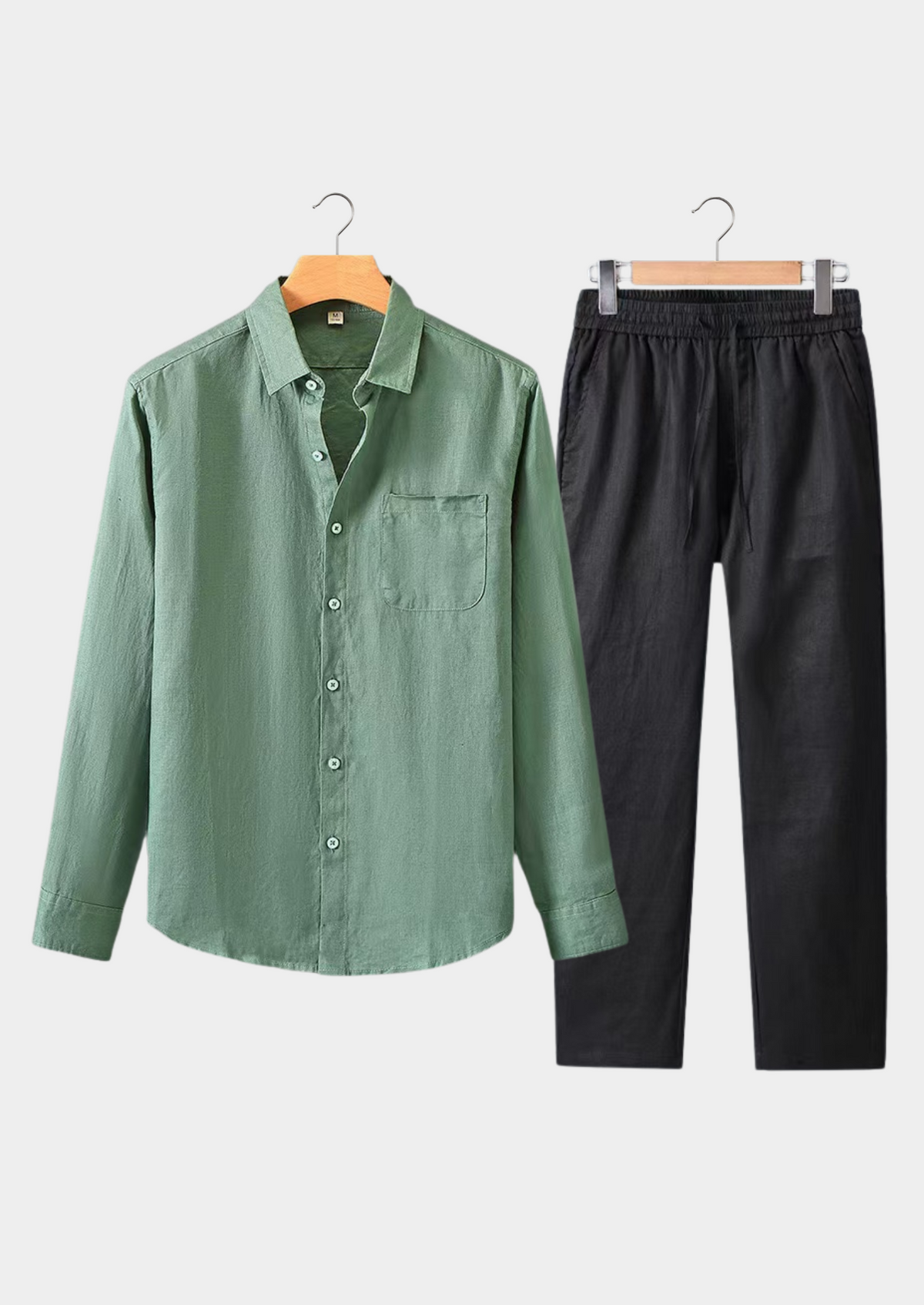 Dolcevita Longsleeve Summer Set - Green/black | Auremmont
