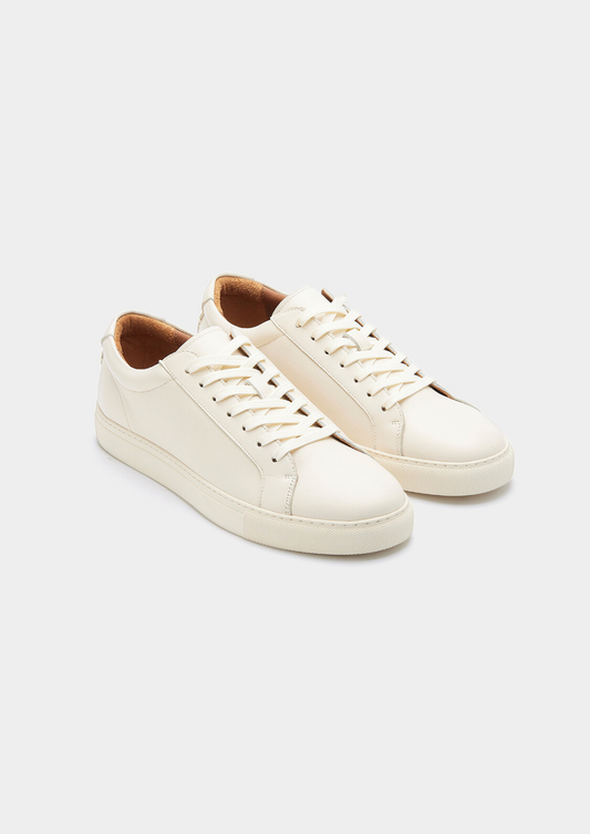 Ivory Essential Leather Sneaker | Auremmont