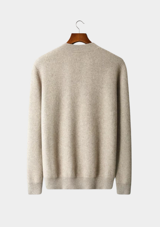 Pure Extra-Fine Merino Wool V-Neck Cardigan | Auremmont