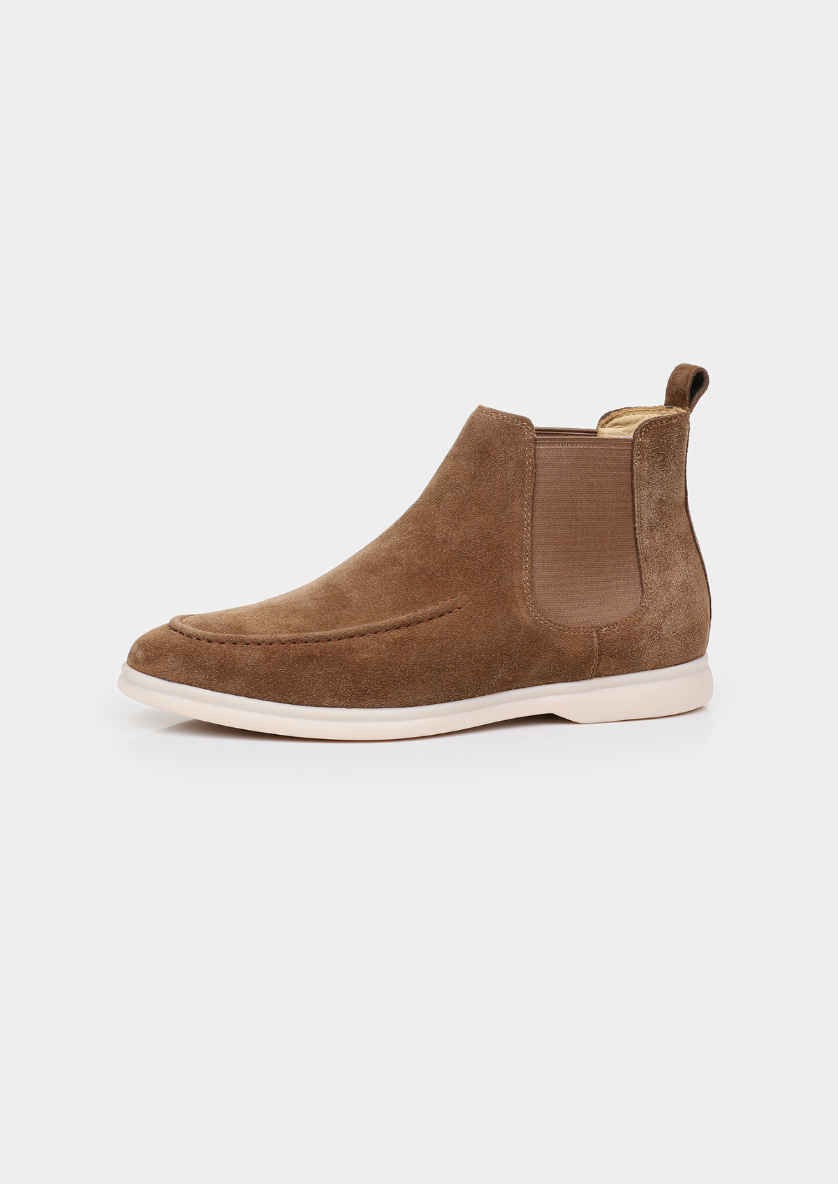 Light Brown Suede Chelsea Boot | Auremmont