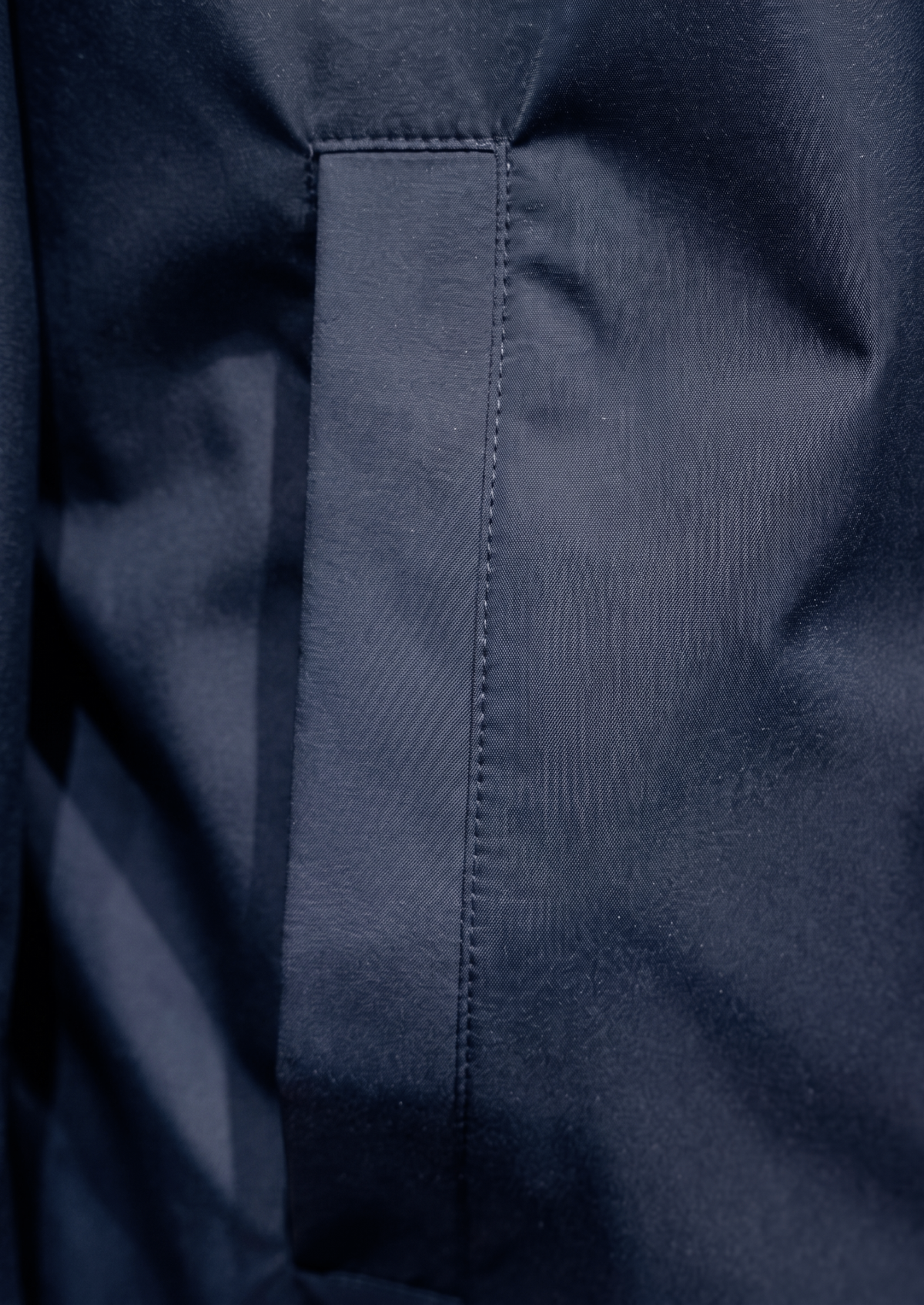 Navy Blue Technical Windbreaker Jacket | Auremmont