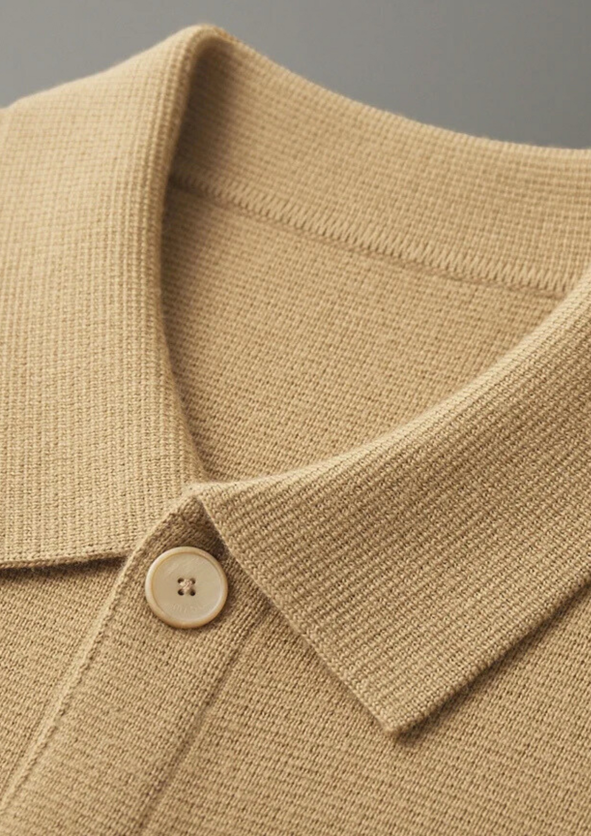 Pure Extra-Fine Merino Wool Button Overshirt | Auremmont