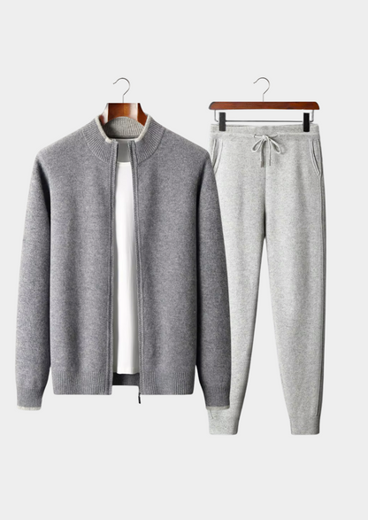 Pure Extra-Fine Merino Wool Two Tone Set | Auremmont