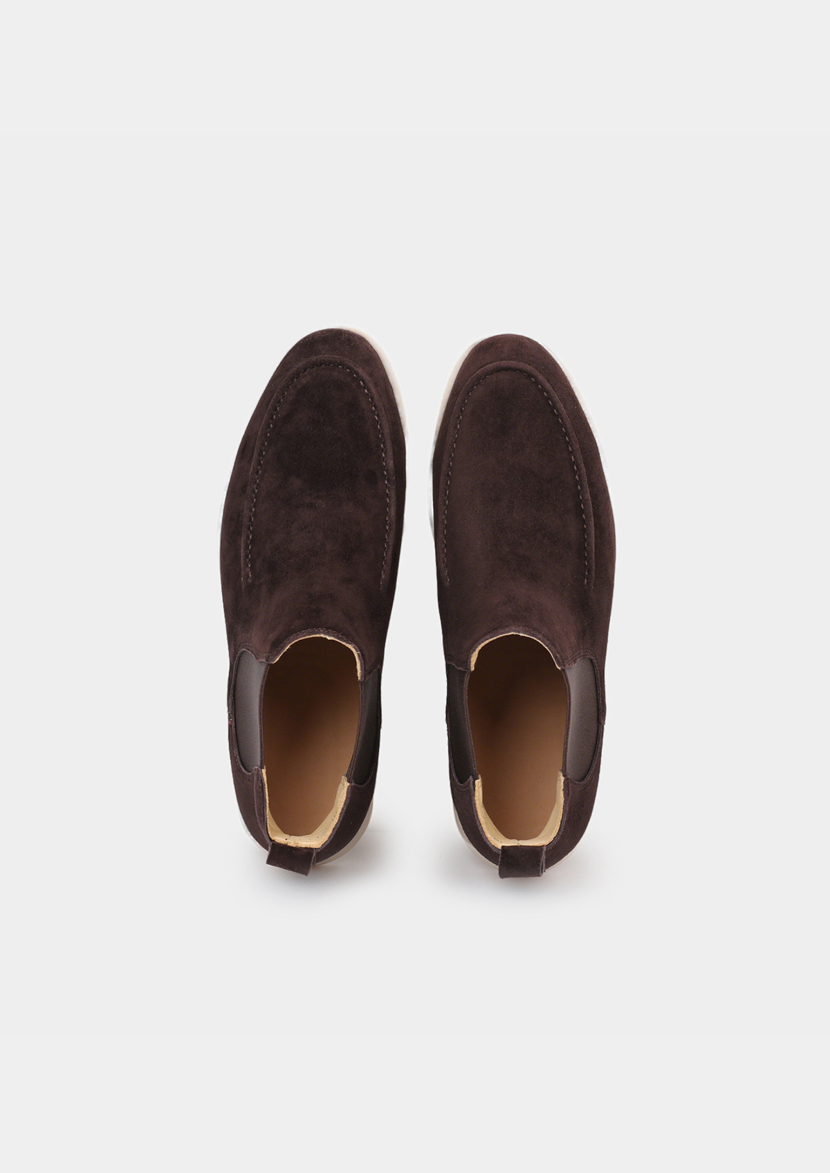 Coffee Suede Chelsea Boot | Auremmont