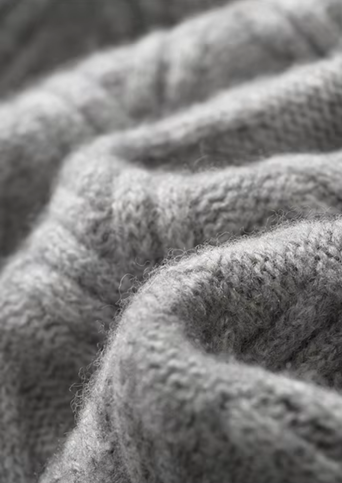 Pure Extra-Fine Merino Wool Herringbone Crewneck | Auremmont