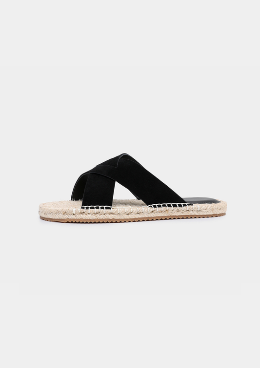 Black Resort Sandal | Auremmont