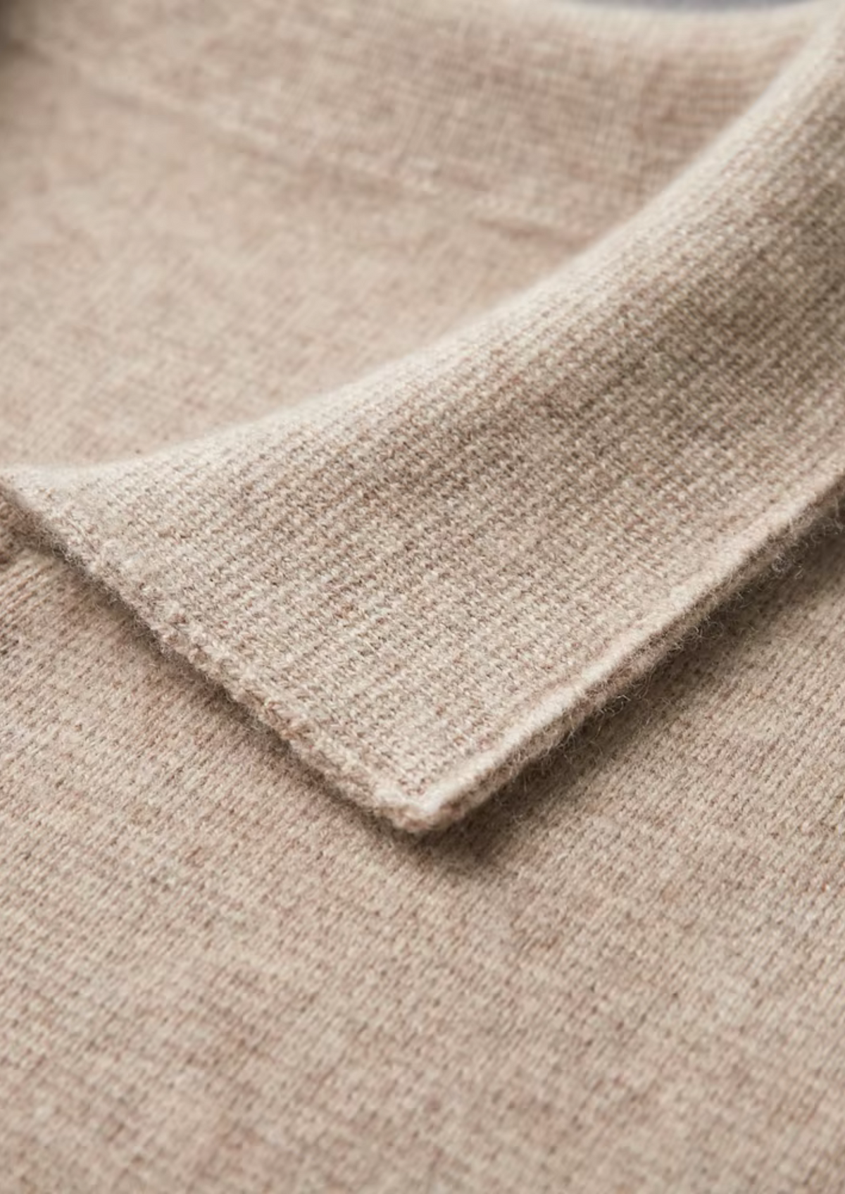 Pure Extra-Fine Merino Wool Zip Polo Cardigan | Auremmont