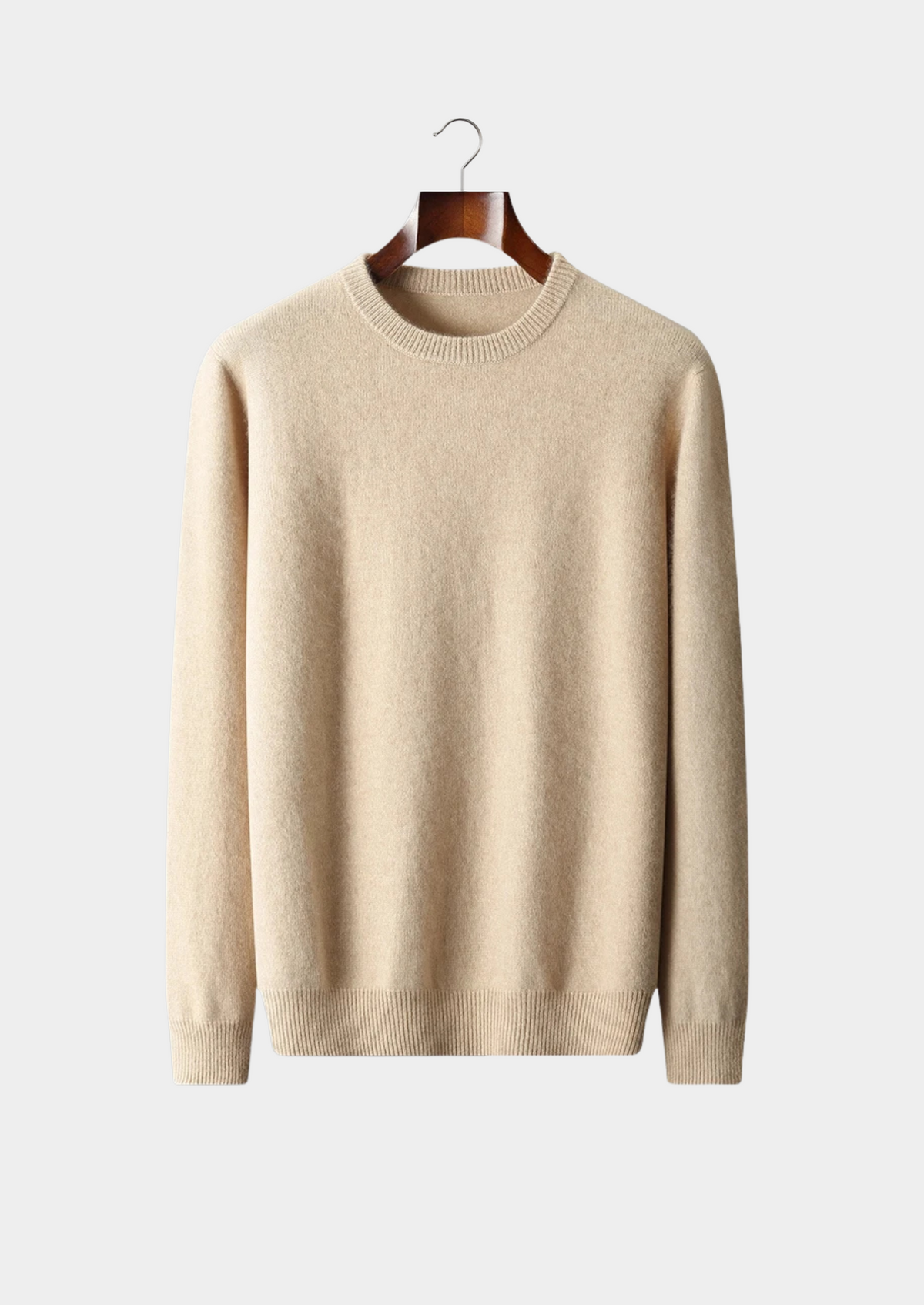 Pure Extra-Fine Merino Wool Classic Crewneck | Auremmont