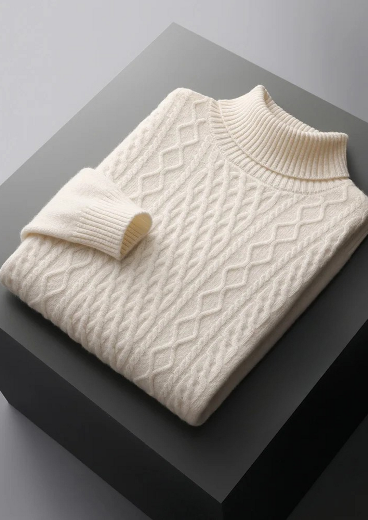 Pure Extra-Fine Merino Wool Wintertime Rollneck | Auremmont