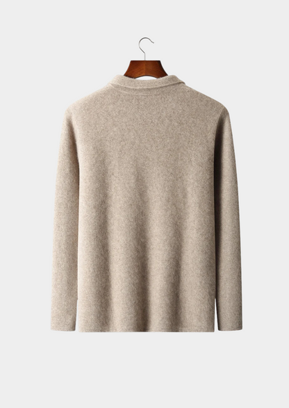 Premium Cashmere Zipper Cardigan | Auremmont