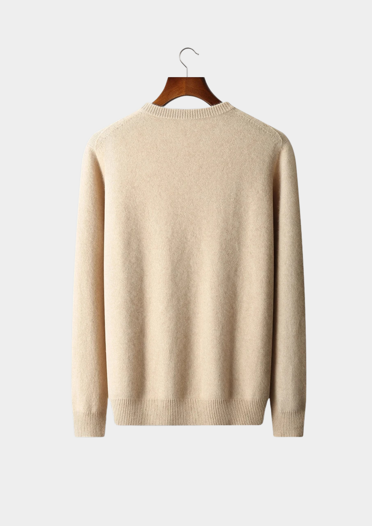 Pure Extra-Fine Merino Wool Classic Crewneck | Auremmont
