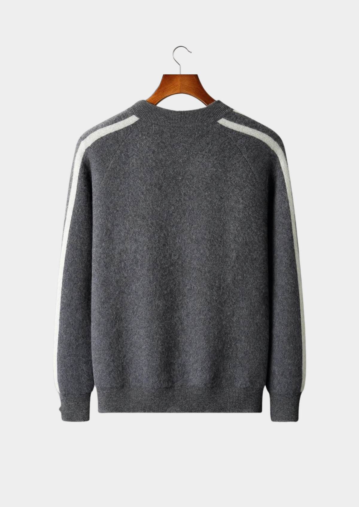 Pure Extra-Fine Merino Wool Striped Cardigan | Auremmont