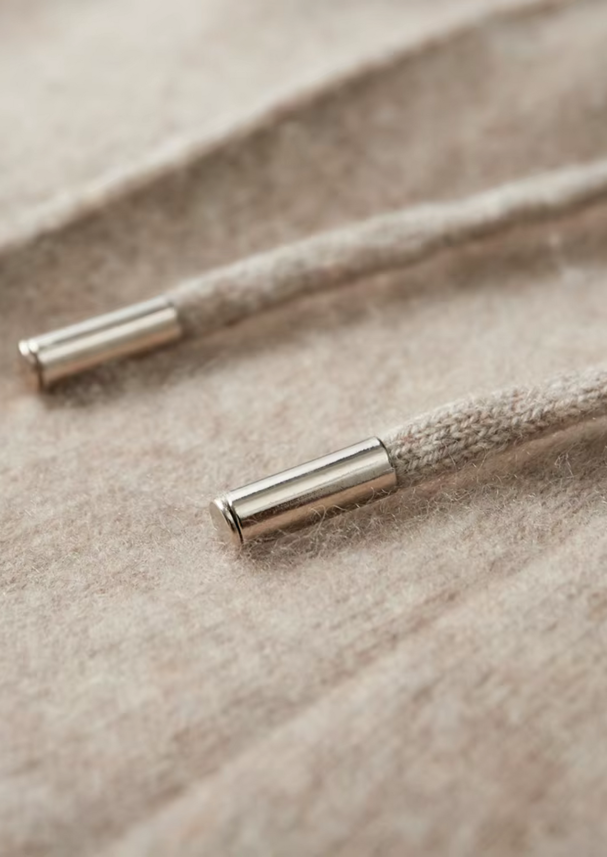 Pure Extra-Fine Merino Wool Sand Luzzo Set | Auremmont
