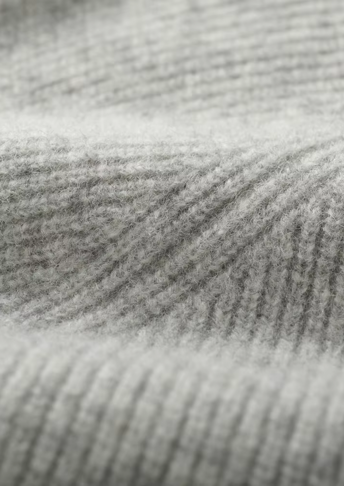 Pure Extra-Fine Merino Wool Ribbed Zip Hoodie | Auremmont