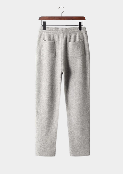 Pure Extra-Fine Merino Wool Leisure Trousers | Auremmont