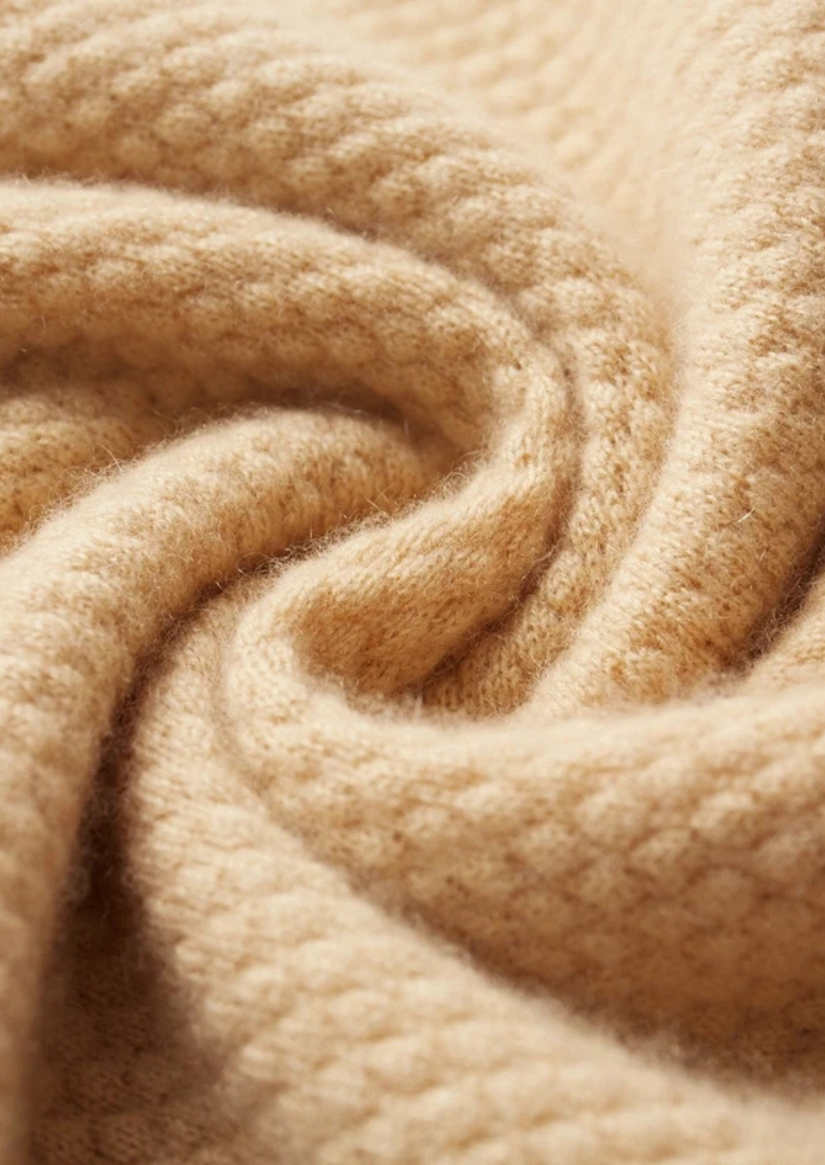 Premium Cashmere Mustard Two-Tone Polo | Auremmont