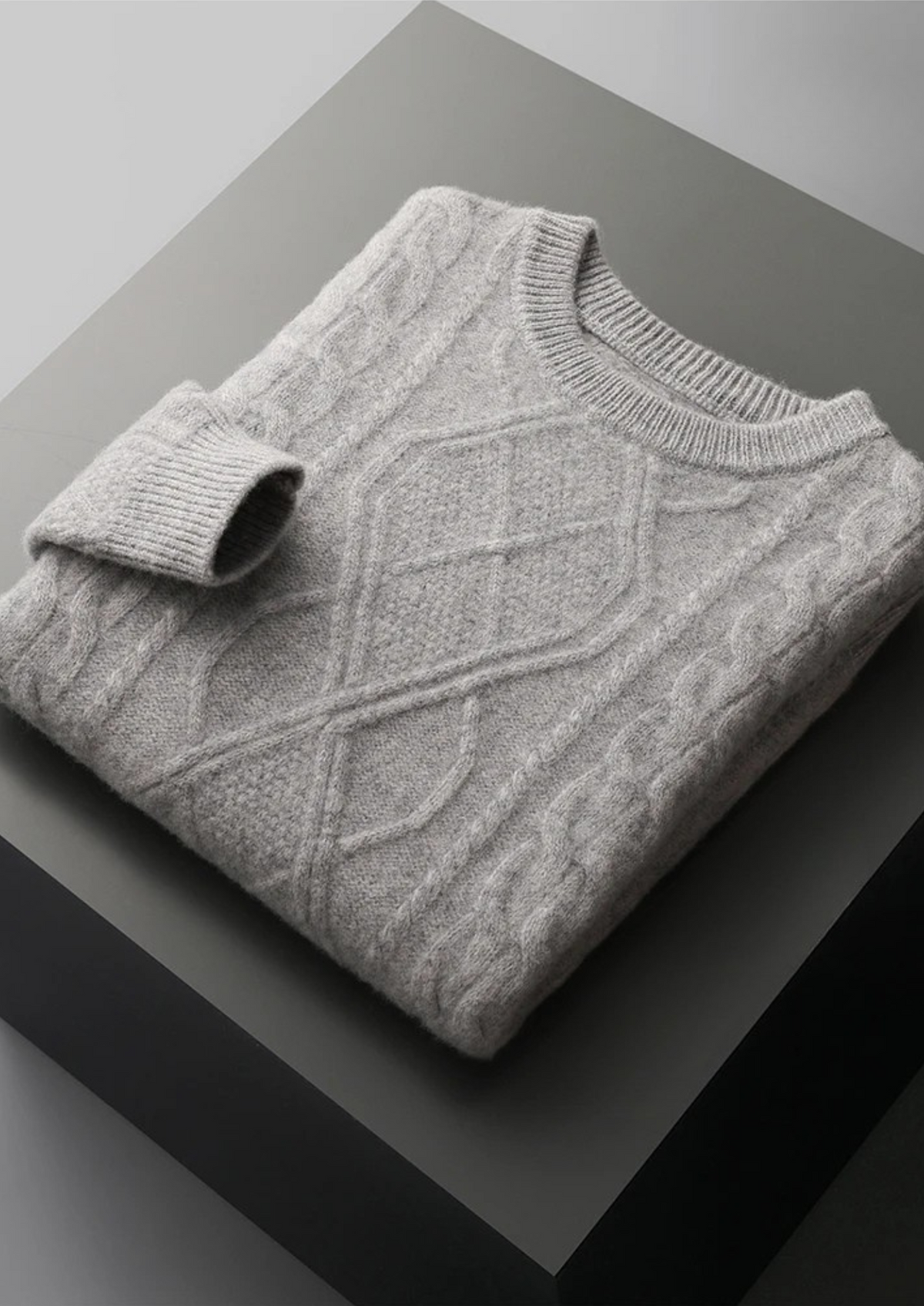 Pure Extra-Fine Merino Wool Wintertime Crewneck | Auremmont