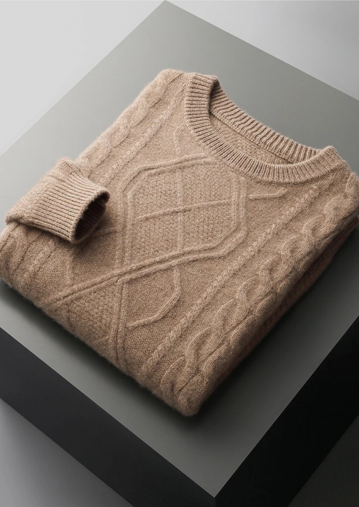 Pure Extra-Fine Merino Wool Wintertime Crewneck | Auremmont