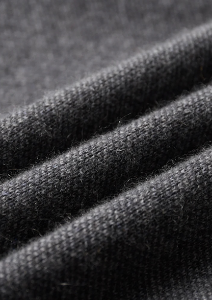 Premium Cashmere Jacquard Zip Cardigan | Auremmont
