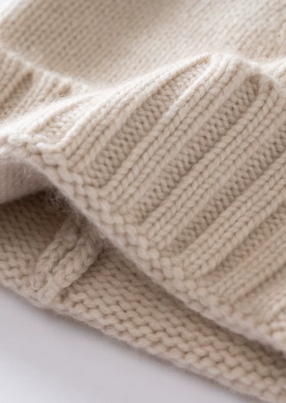 Sand Cashmere Wintertime Beanie | Auremmont
