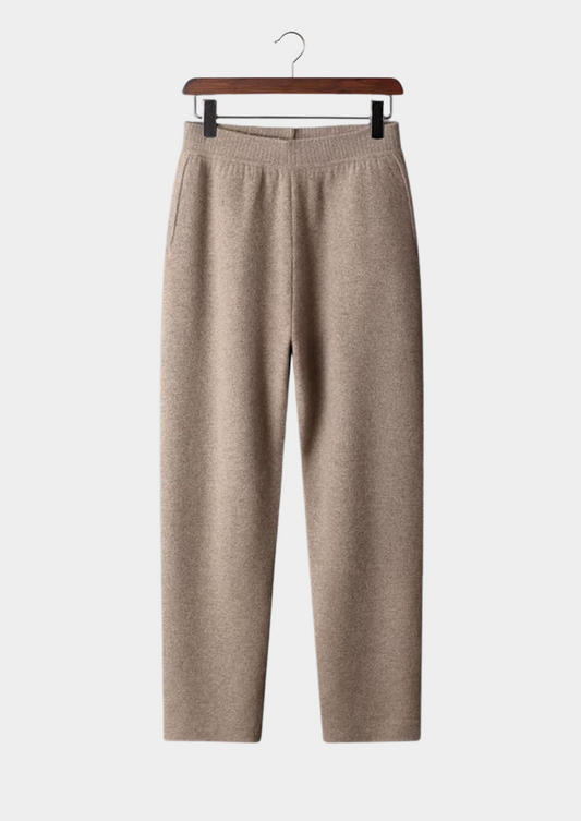 Premium Cashmere Straight Trousers | Auremmont