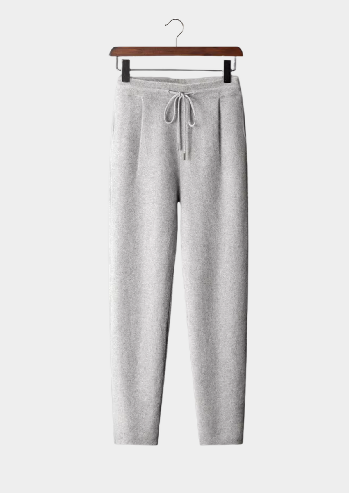 Premium Cashmere Pleated Trousers | Auremmont