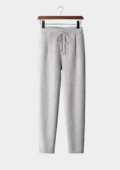 Premium Cashmere Pleated Trousers | Auremmont