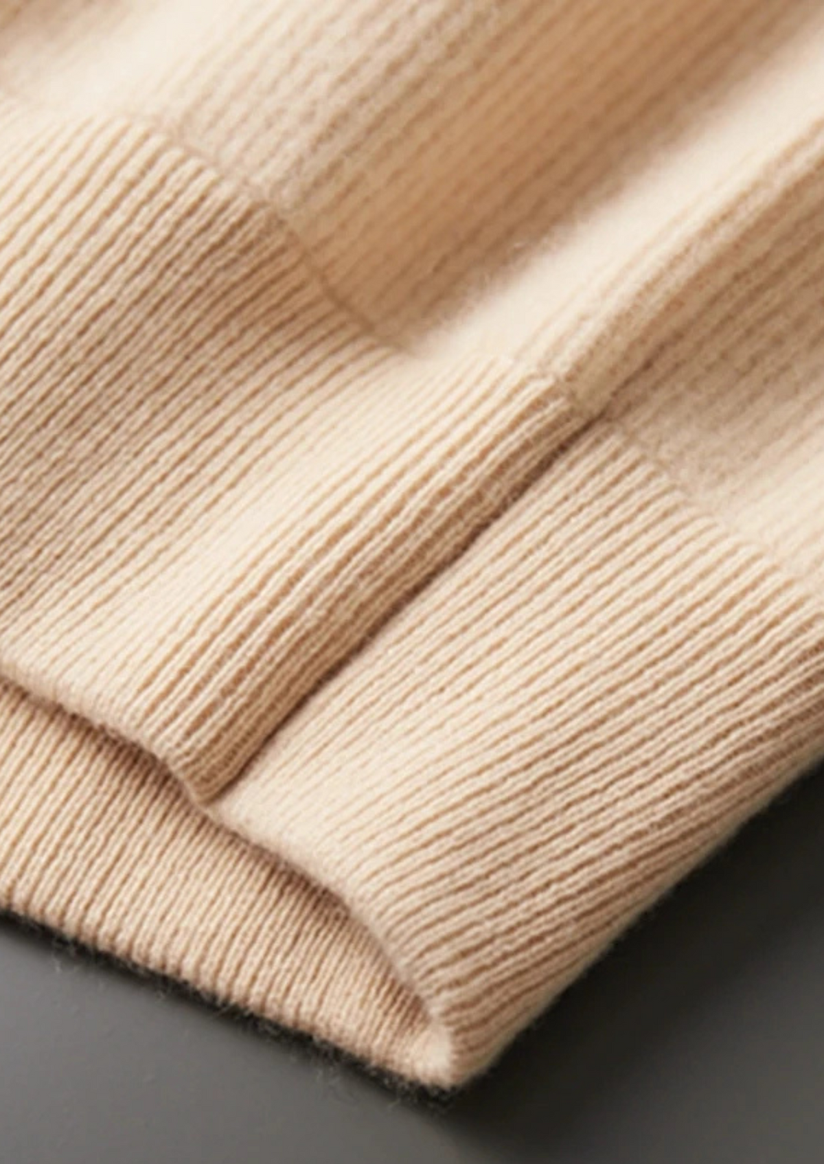 Pure Extra-Fine Merino Wool Ribbed Zip Cardigan | Auremmont