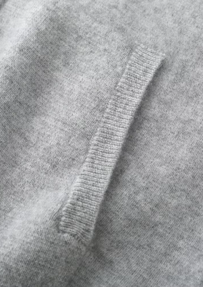 Pure Extra-Fine Merino Wool Zipper Hoodie | Auremmont