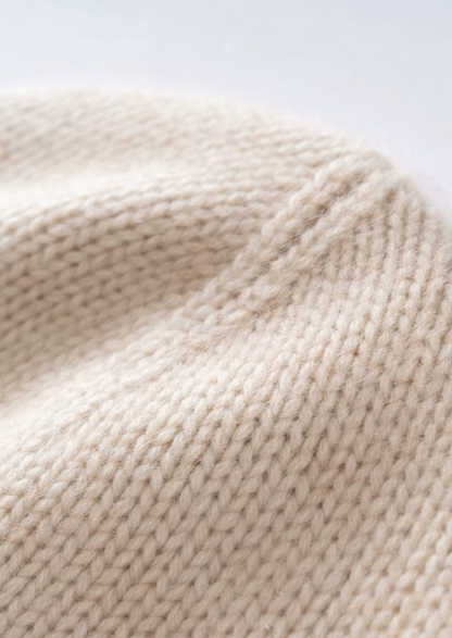 Sand Cashmere Wintertime Beanie | Auremmont