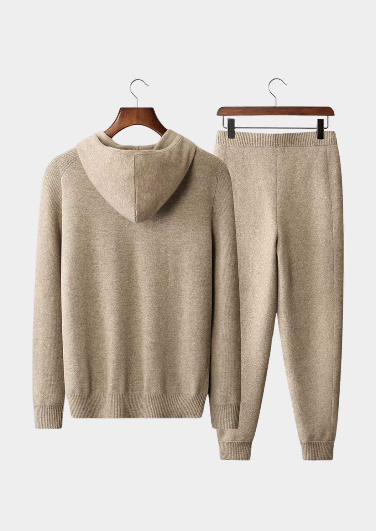 Premium Cashmere Sand Kilian Leisure Set | Auremmont