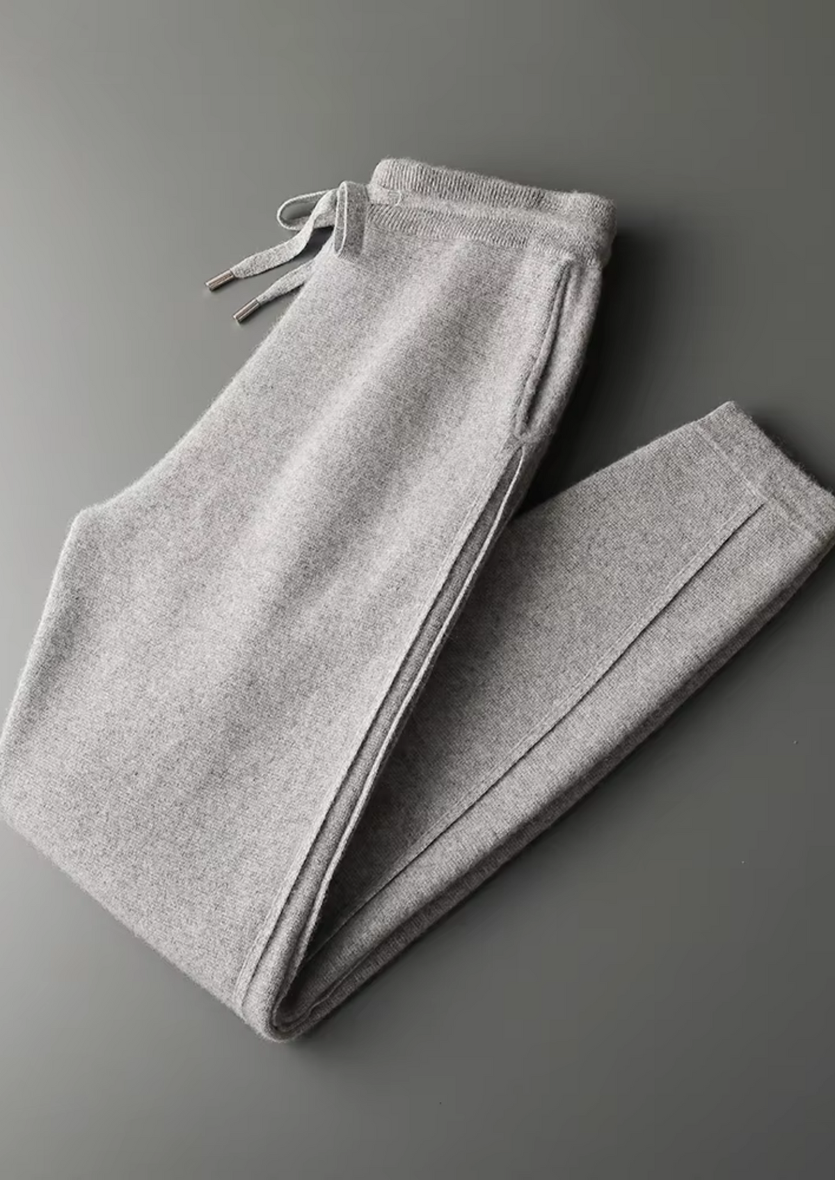 Premium Cashmere Slim Trousers | Auremmont