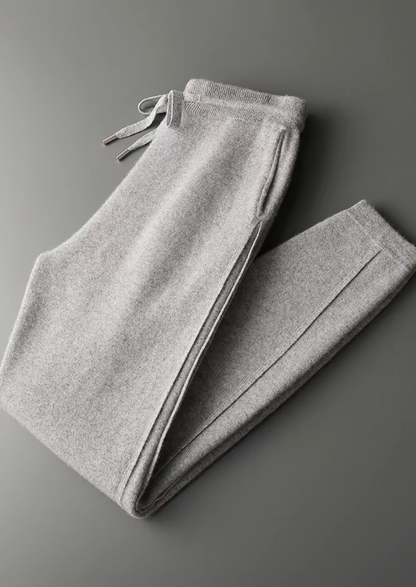 Premium Cashmere Slim Trousers | Auremmont