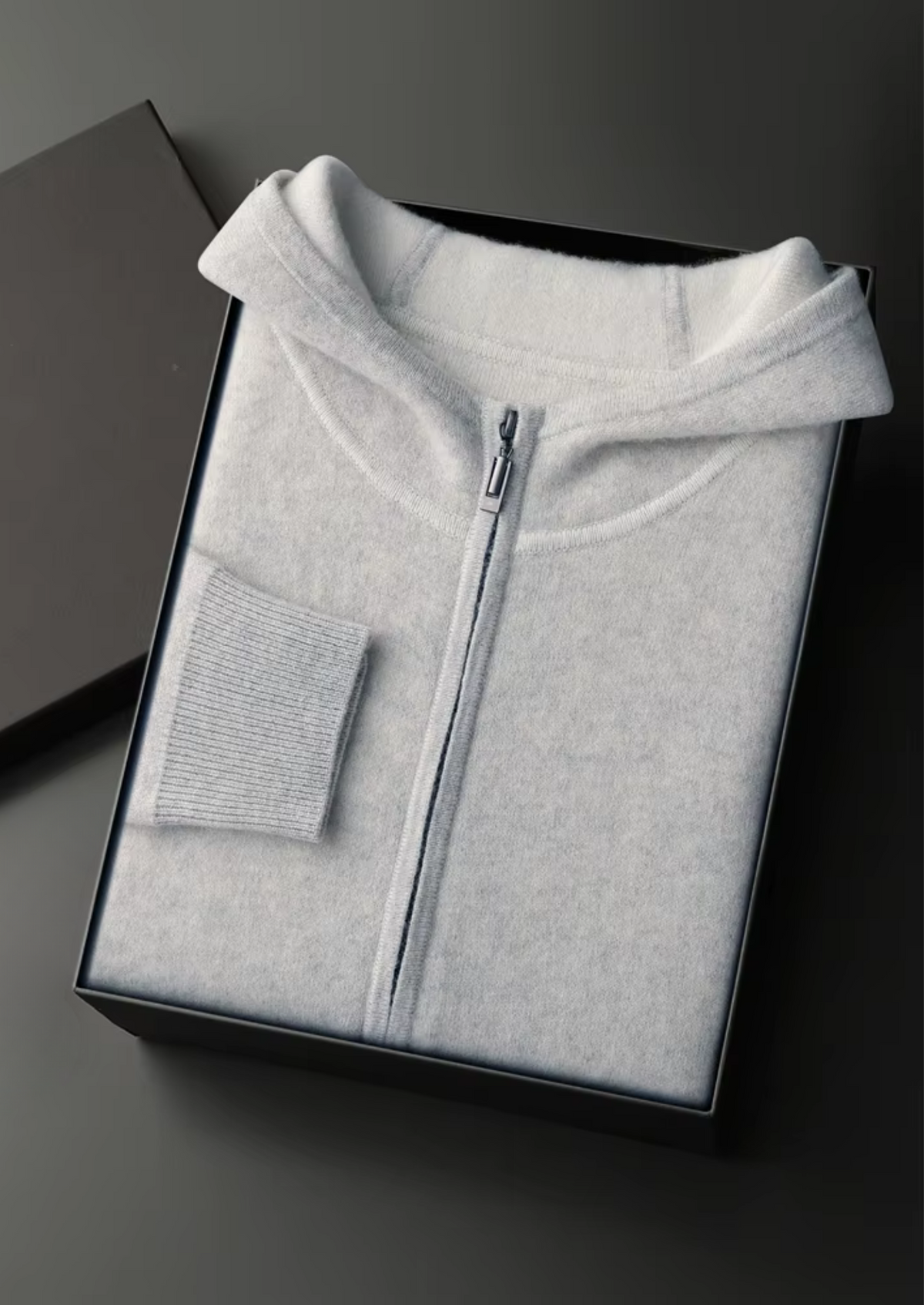 Premium Cashmere Light Gray Milano Leisure Set | Auremmont