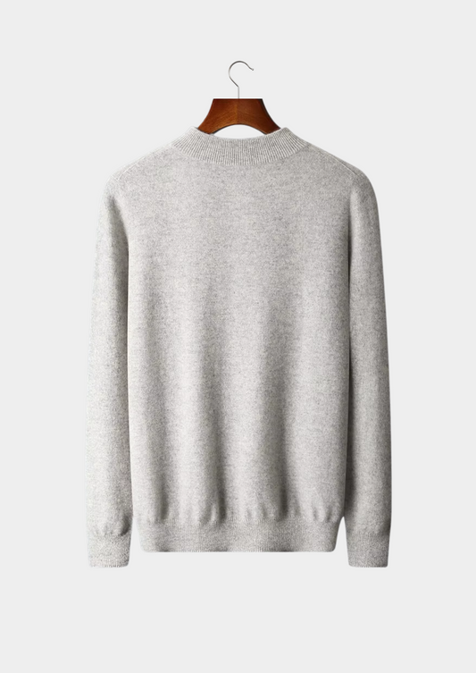Pure Extra-Fine Merino Wool Classic Mockneck | Auremmont