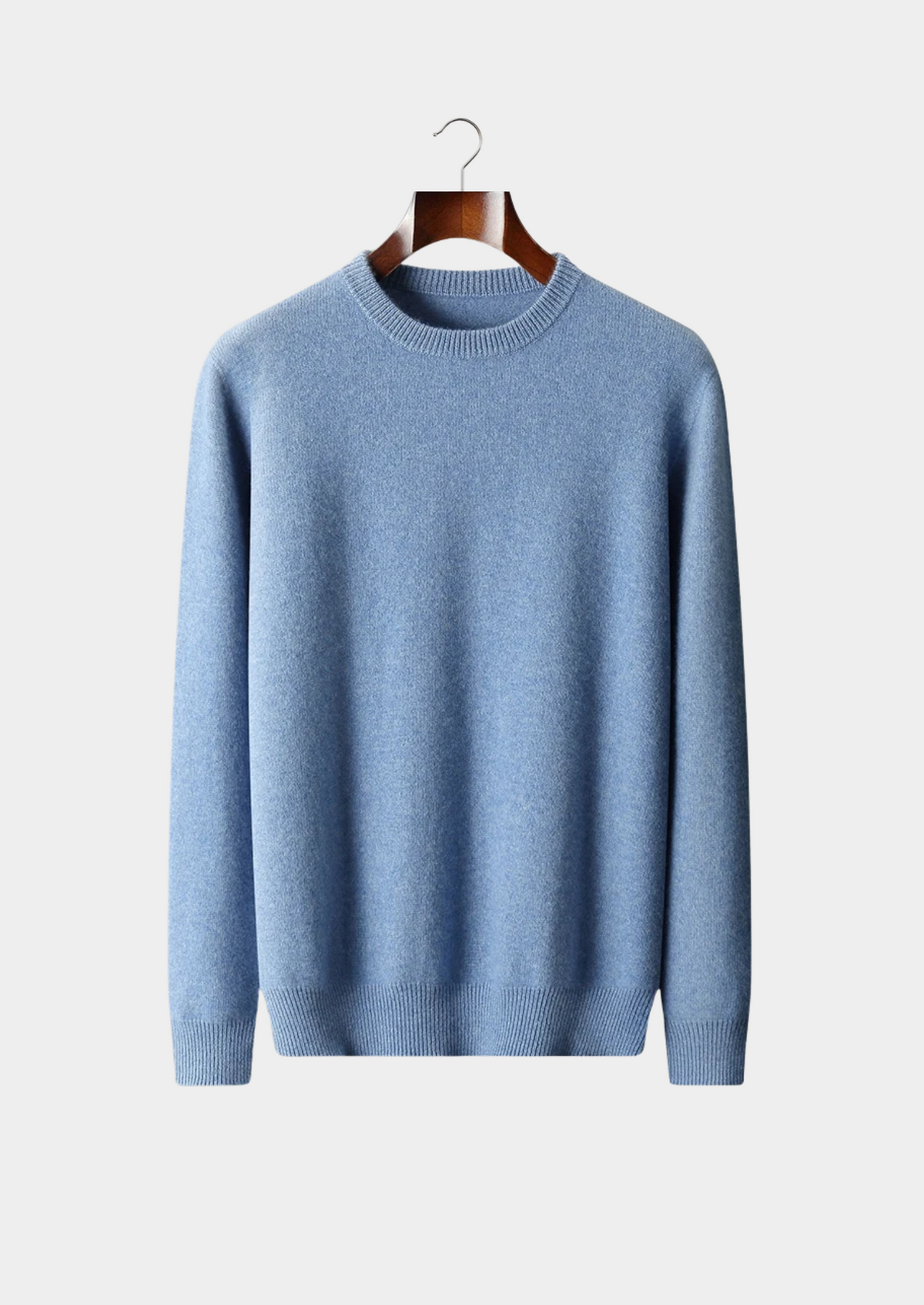 Pure Extra-Fine Merino Wool Classic Crewneck | Auremmont