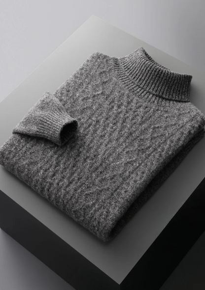 Pure Extra-Fine Merino Wool Wintertime Rollneck | Auremmont