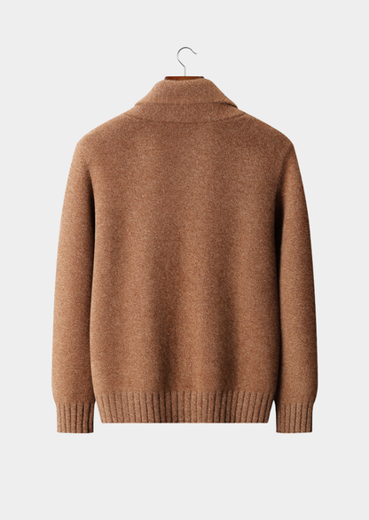 Pure Cashmere Shawl Collar Cardigan | Auremmont