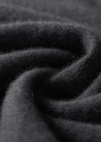 Pure Cashmere Dark Gray Dual Zip Cardigan | Auremmont