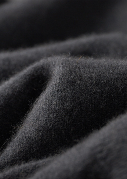 Pure Cashmere Dark Gray Dual Zip Cardigan | Auremmont