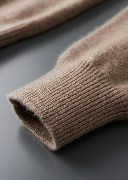 Pure Cashmere Essential V-Neck Sweater | Auremmont