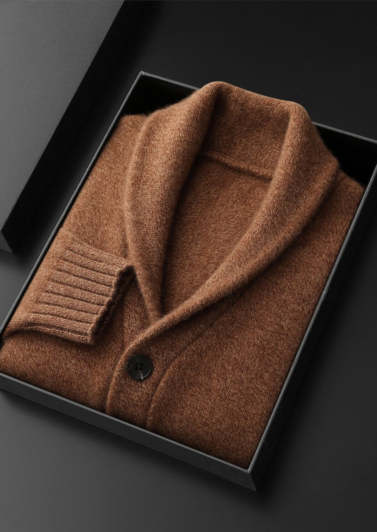 Pure Cashmere Shawl Collar Cardigan | Auremmont
